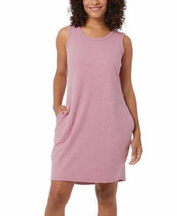 32 DEGREES Women's Sleeveless Relaxed Fit Pullover Dress