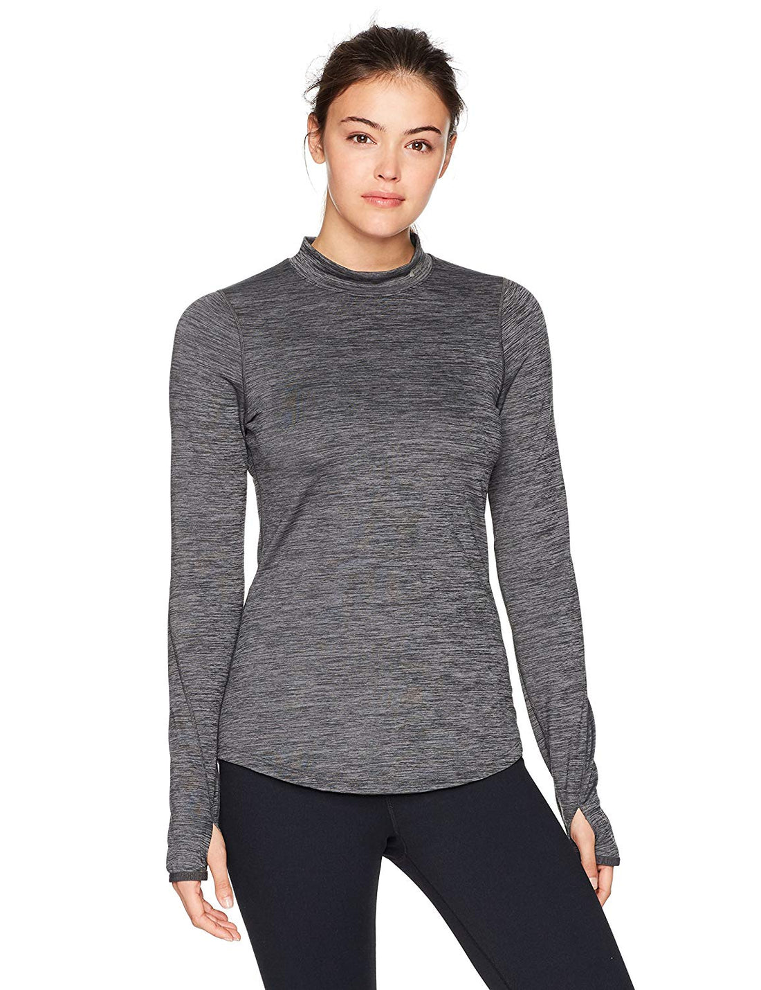 Under Armour Womens Gold Gear Fitted Mock Neck Top