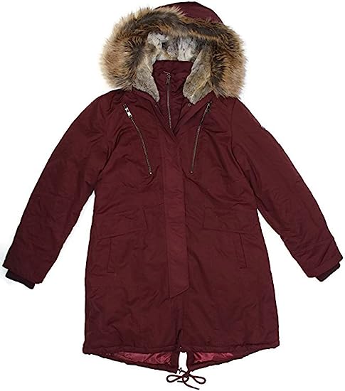 1 Madison Expedition Womens Faux Fur Hooded Parka Jacket