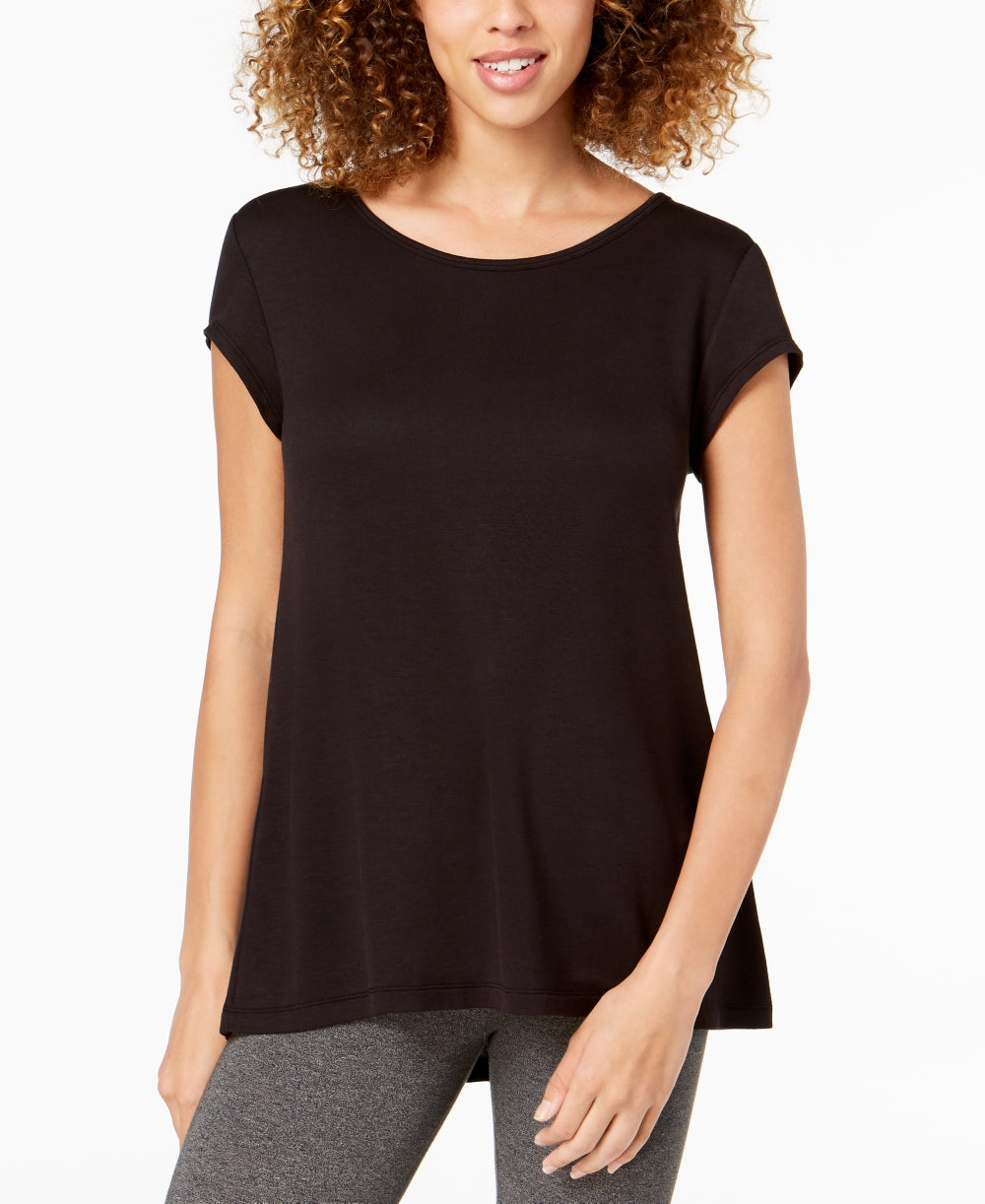 Ideology Womens Cutout-Back T-Shirt