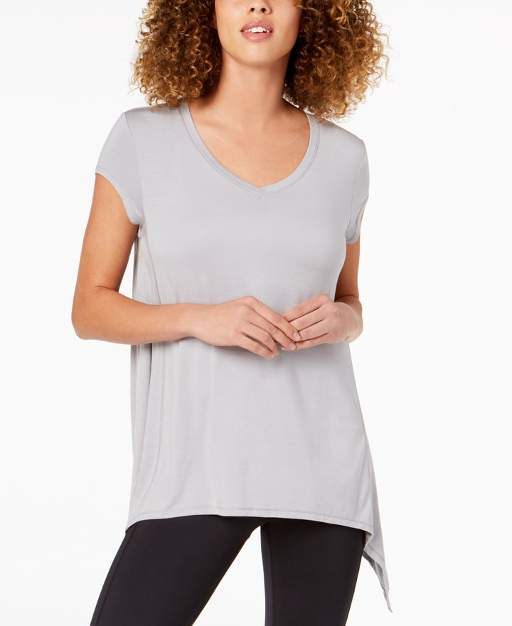 Ideology Womens Draped T-Shirt