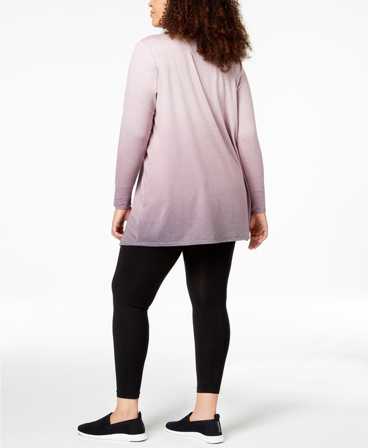 Ideology Womens Plus Size Dip-Dyed Wrap