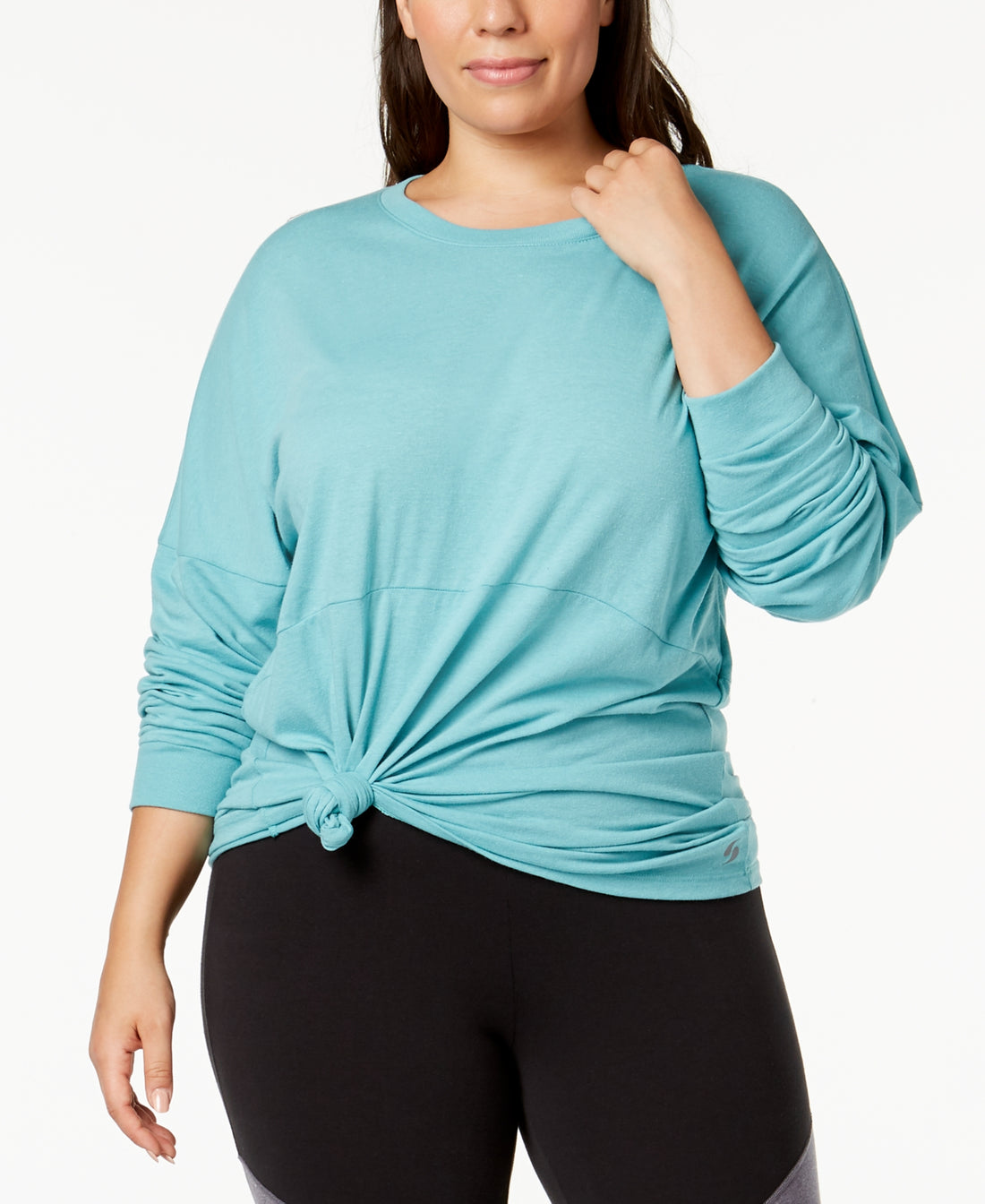 Soffe Womens Curves Plus Size Long Sleeve T-Shirt