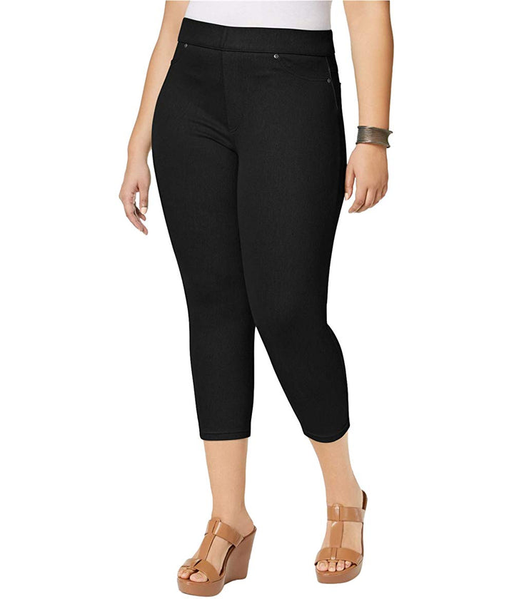 HUE Womens Original Casual Cropped Pants