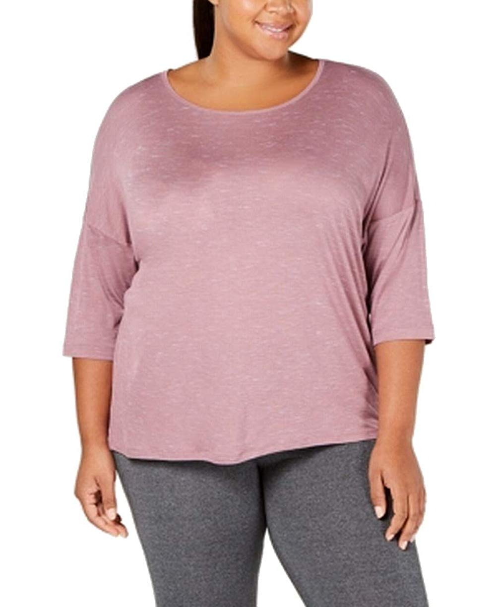 Ideology Womens Plus Size Drop Shoulder T-Shirt