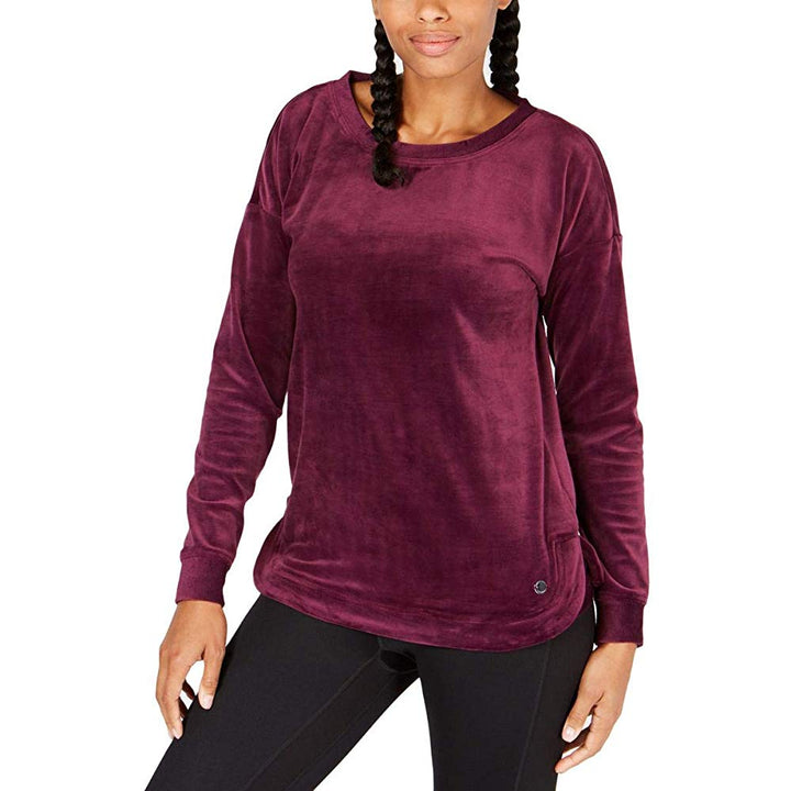 Ideology Womens Velour Top