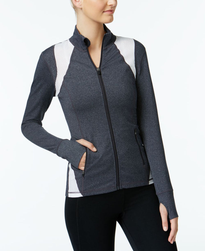 Ideology Womens Fitness Workout Athletic Jacket