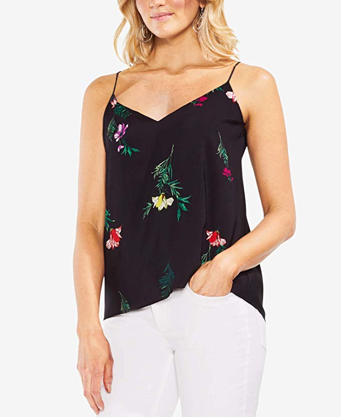 Vince Camuto Womens Lace Up Back Top