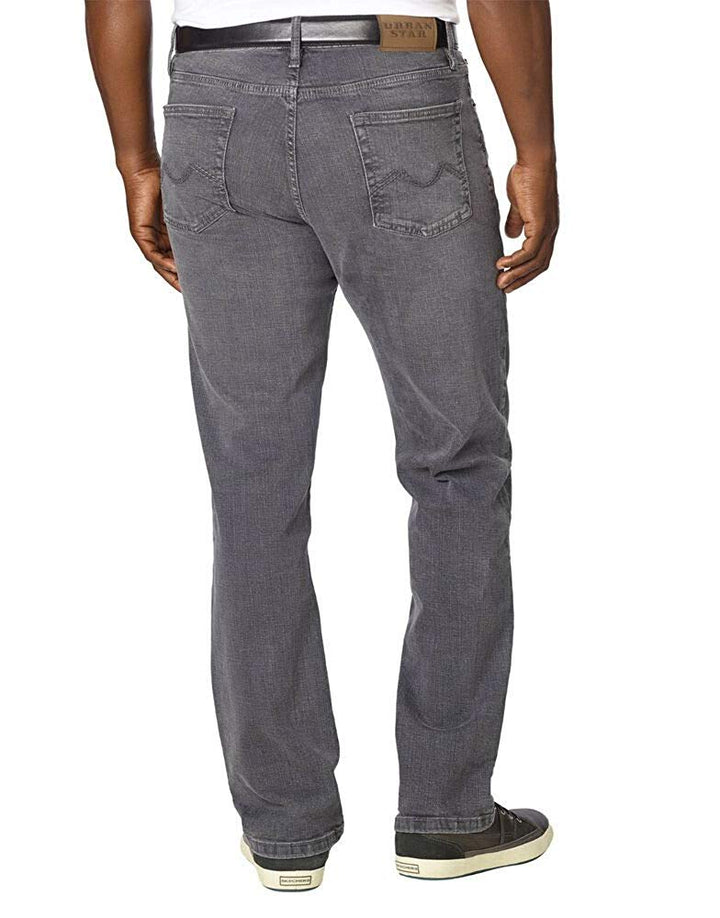 Urban Star Mens Relaxed Fit Straight Leg Jeans