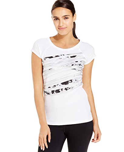 Ideology Womens Graphic Short Sleeve T-Shirt