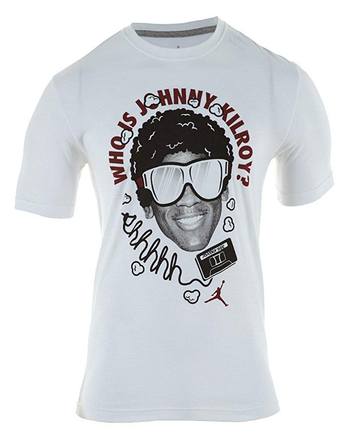 Jordan Mens Who Is Johnny Kilroy Print T-Shirt