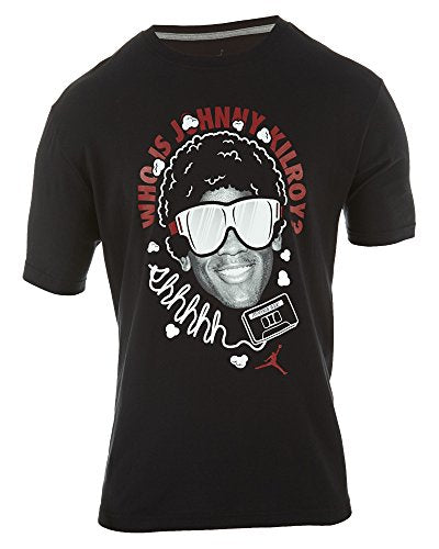 Jordan Mens Who Is Johnny Kilroy Print T-Shirt