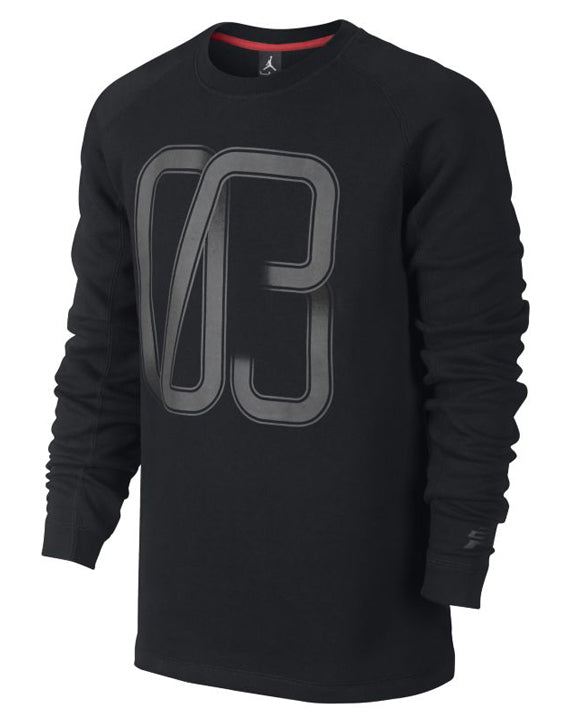 Jordan Mens Viii 03 Long Sleeve Crew T-Shirt