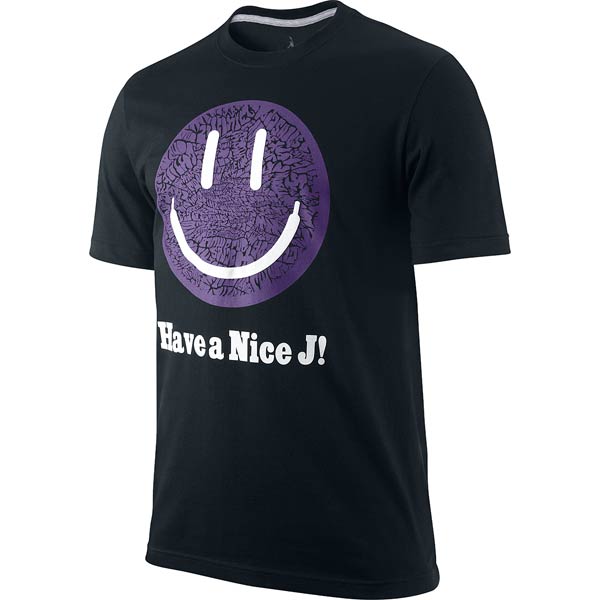 Jordan Mens Have A Nice J! Graphic Printed Tee