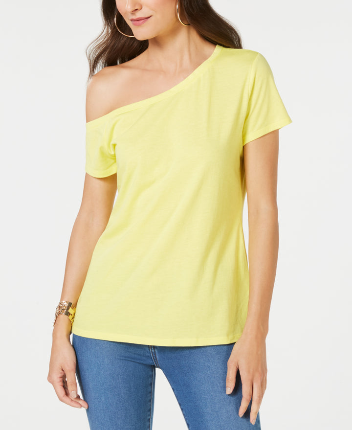 INC International Concepts Womens One-Shoulder T-Shirt