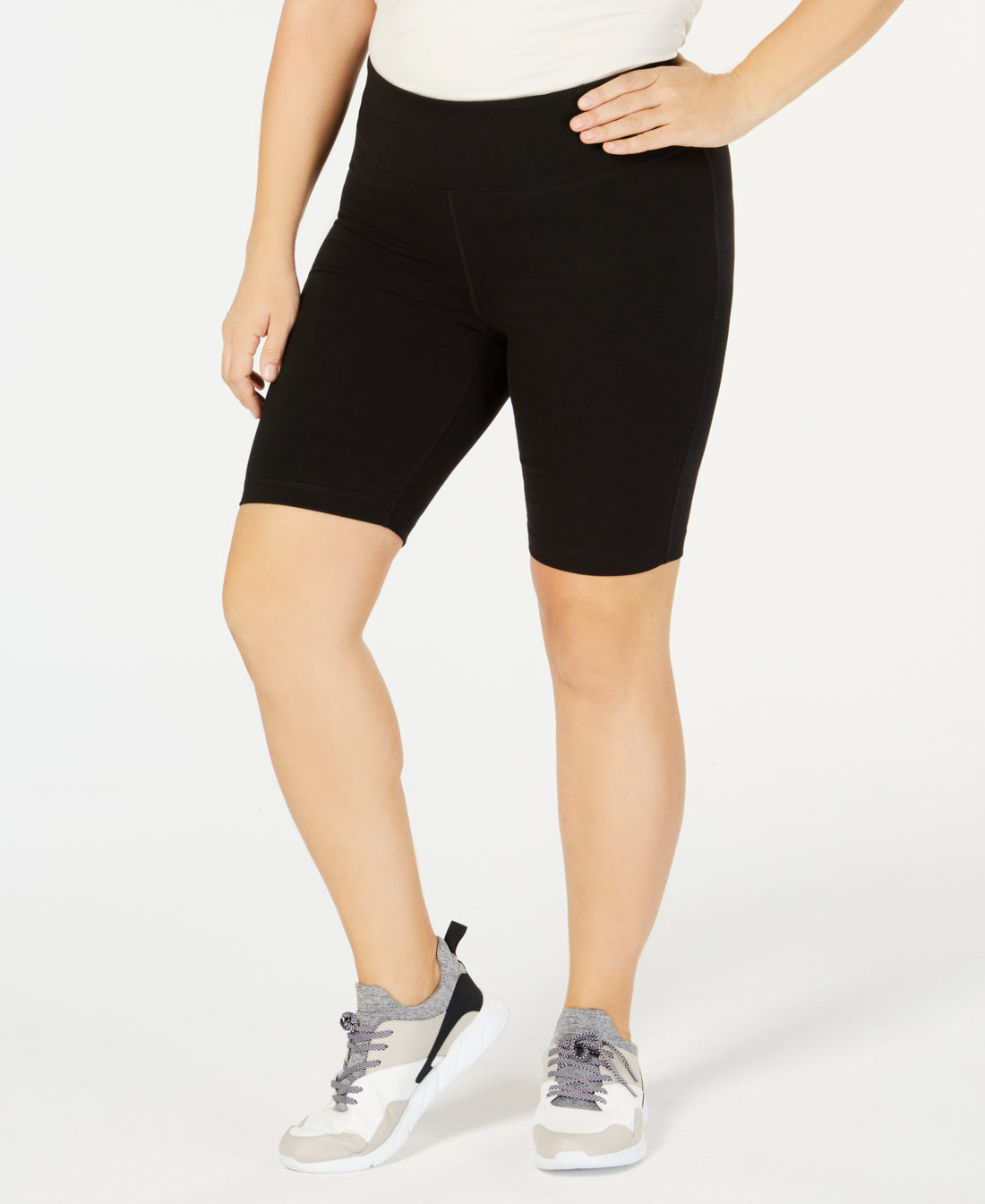 Ideology Womens Plus Size Compression Cycling Shorts