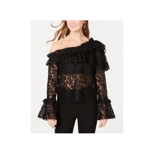 Xoxo Juniors Lace One Shoulder Top