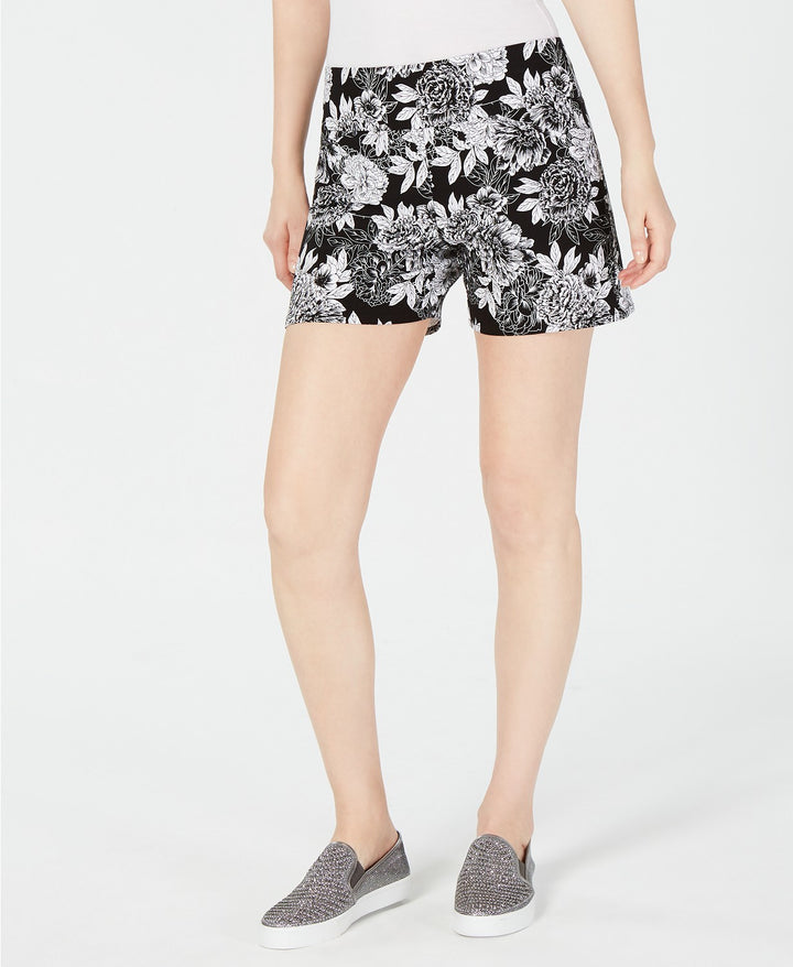 INC International Concepts Womens Floral-Print Pull-On Shorts