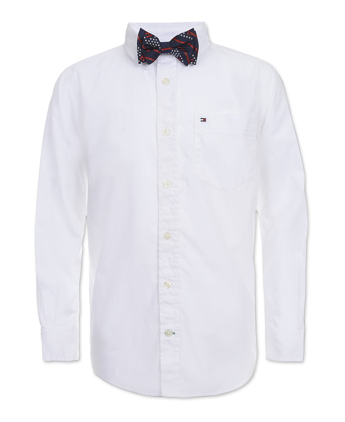 Tommy Hilfiger Big Kid Boys Kramer Bowtie Shirt