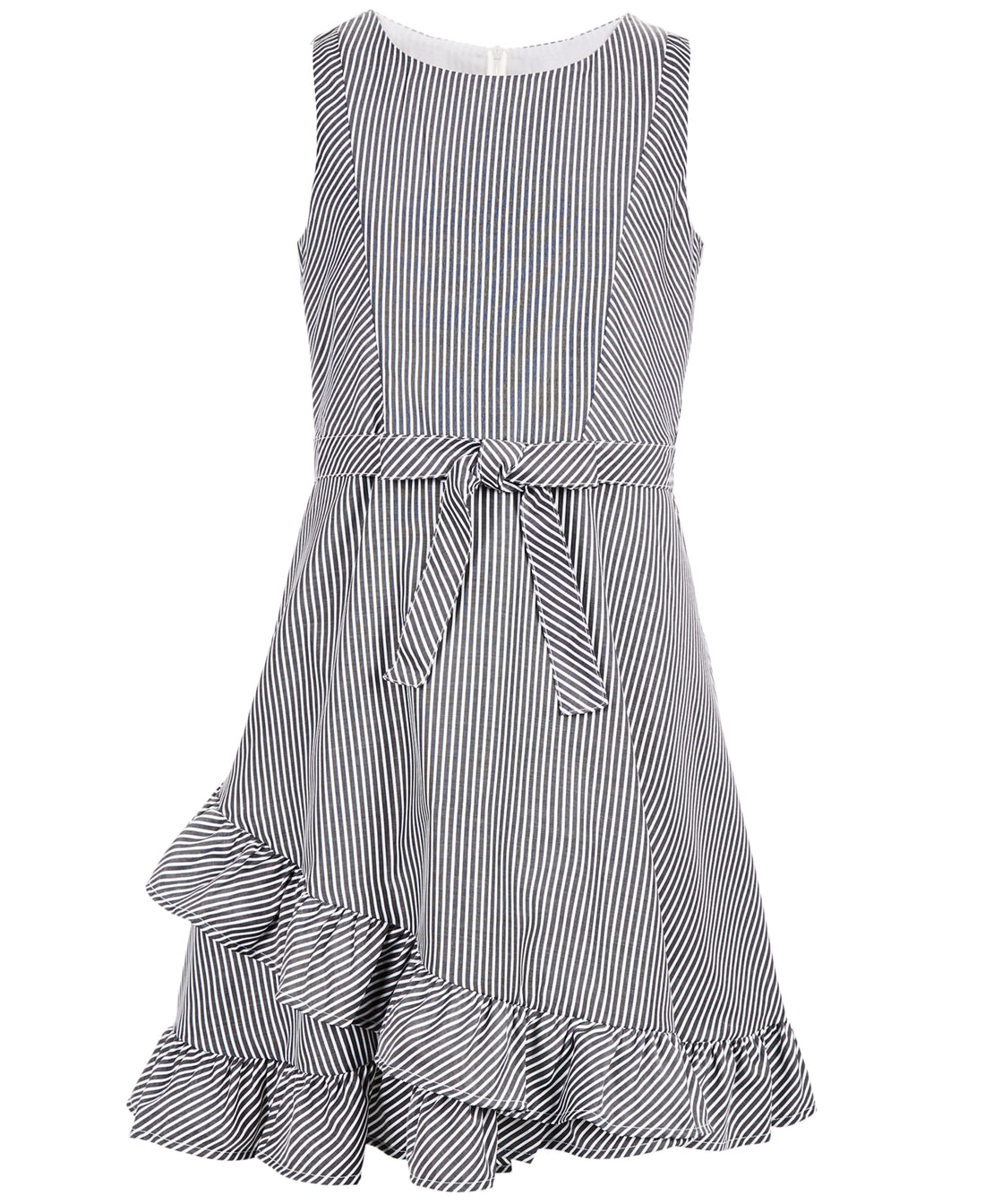 Us Angels Big Kid Girls Striped Ruffle Dress