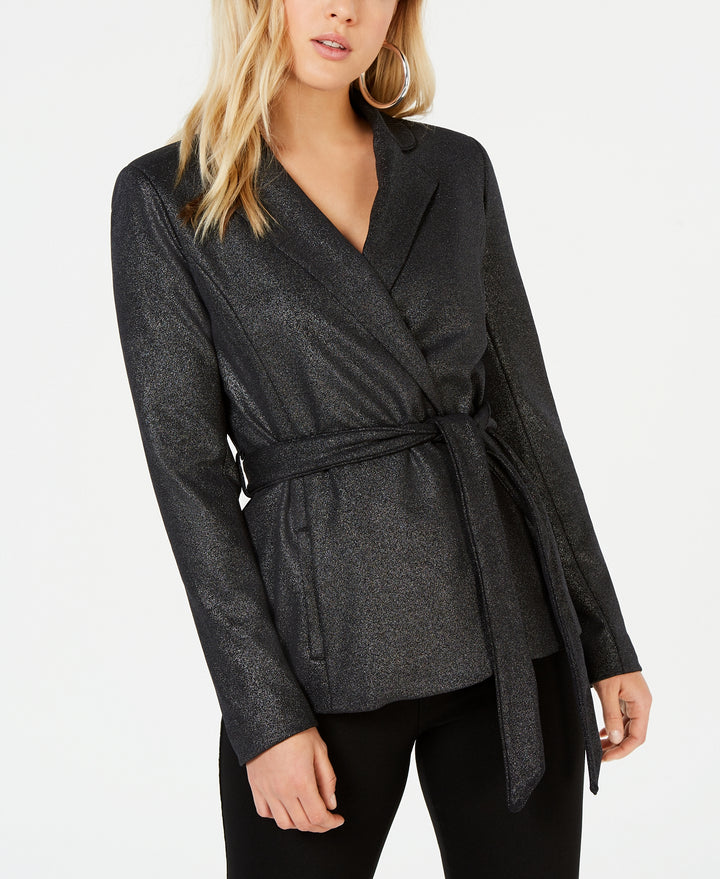 Xoxo Juniors Metallic Wrap Jacket