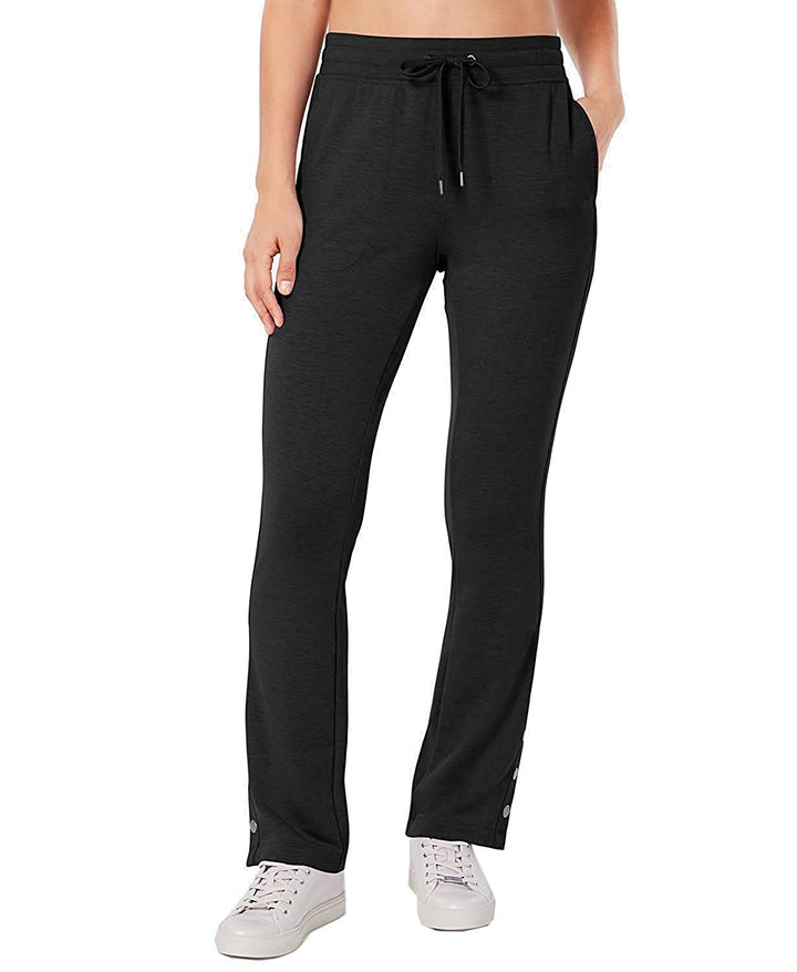 Ideology Womens Snap Sweatpants