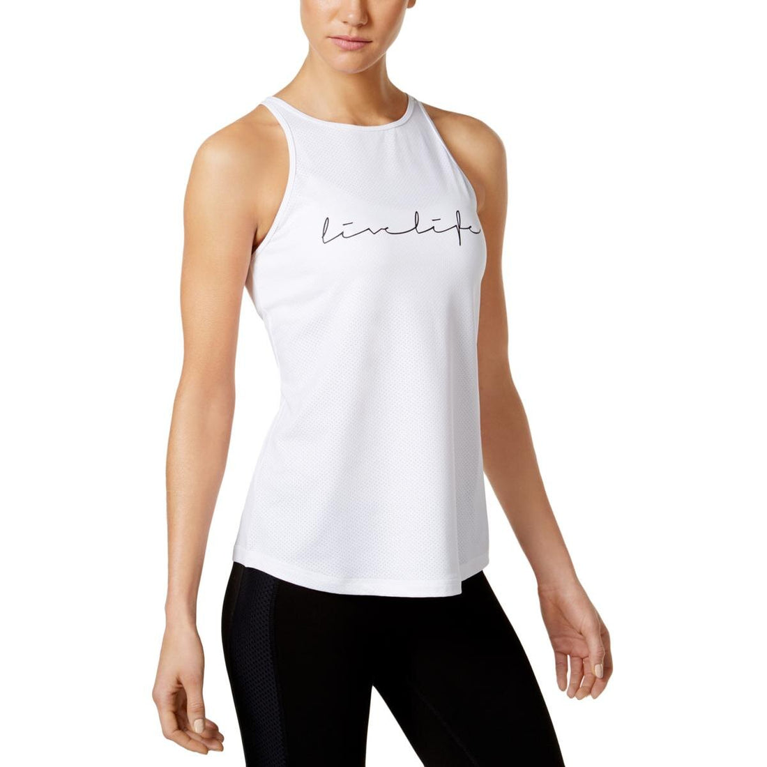 Ideology Womens Graphic Tank Top