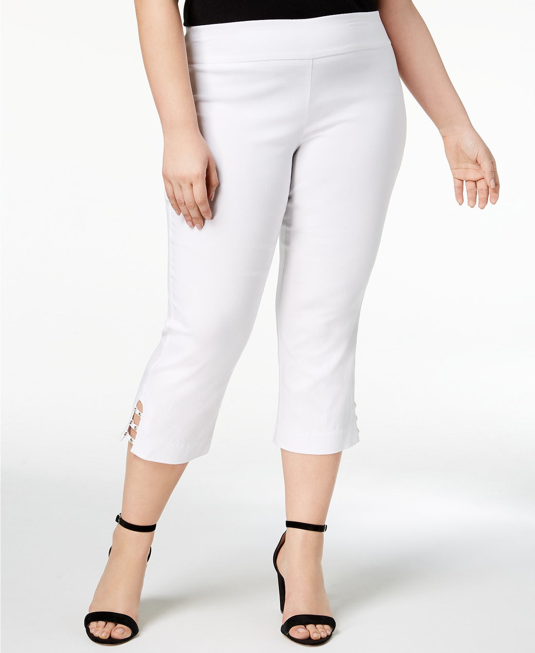 Jm Collection Womens Plus Size Capri Pants