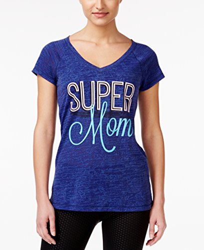 Ideology Womens Mommy Me Graphic Burnout Top