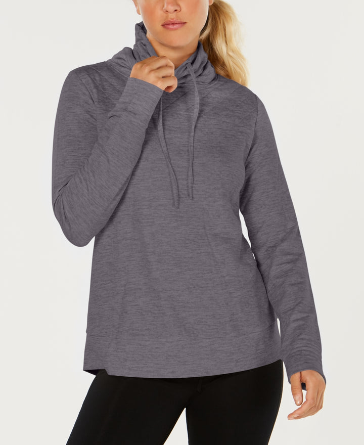 32 Degrees Womens Fleece Quilted Funnel Neck Top