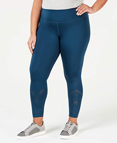 Ideology Womens Plus Size Lace Up Ankle Leggings