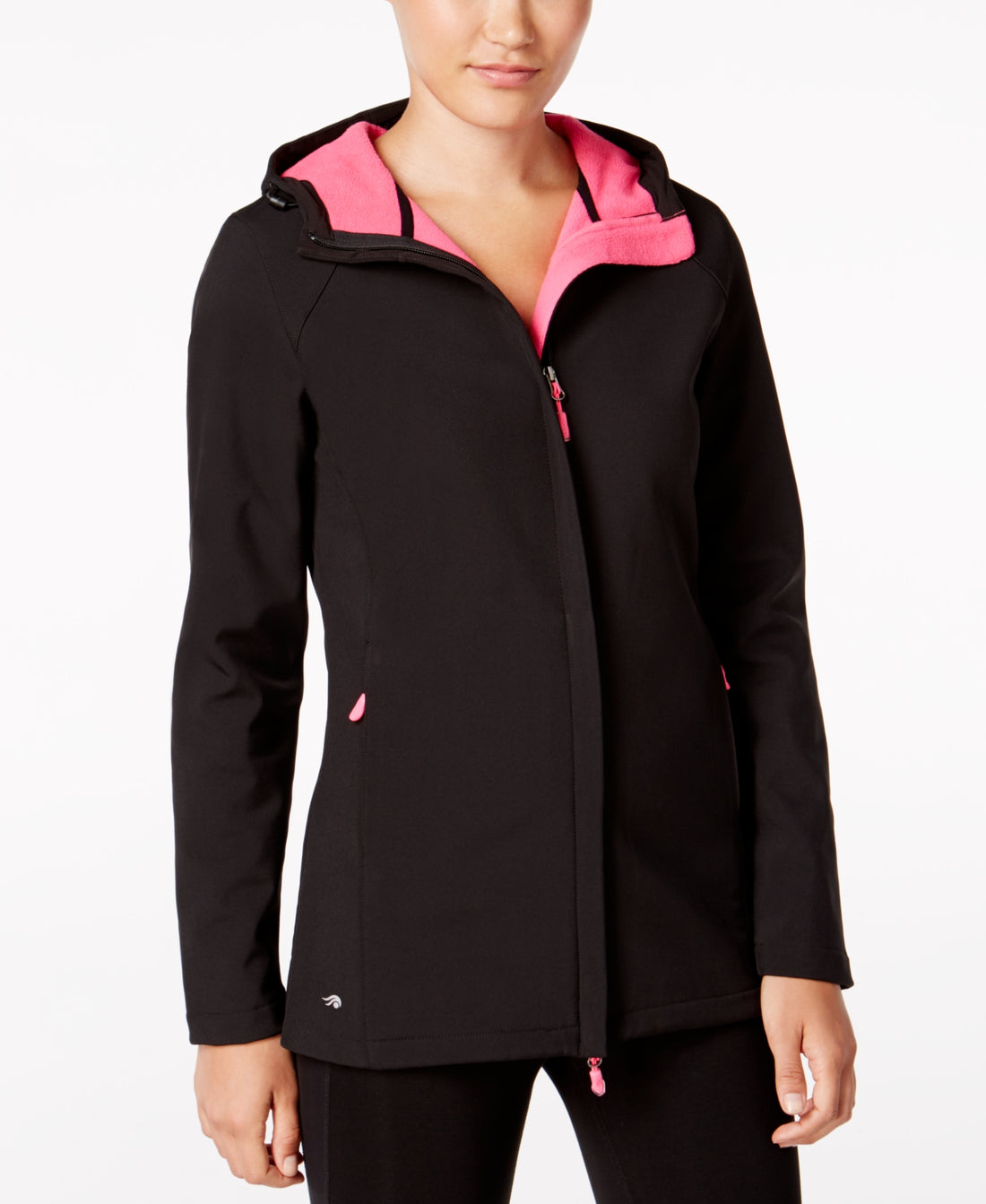 Ideology Womens Hooded Rain Jacket