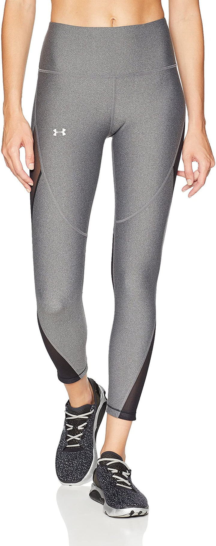 Under Armour Womens Heatgear Mesh Trimmed Leggings