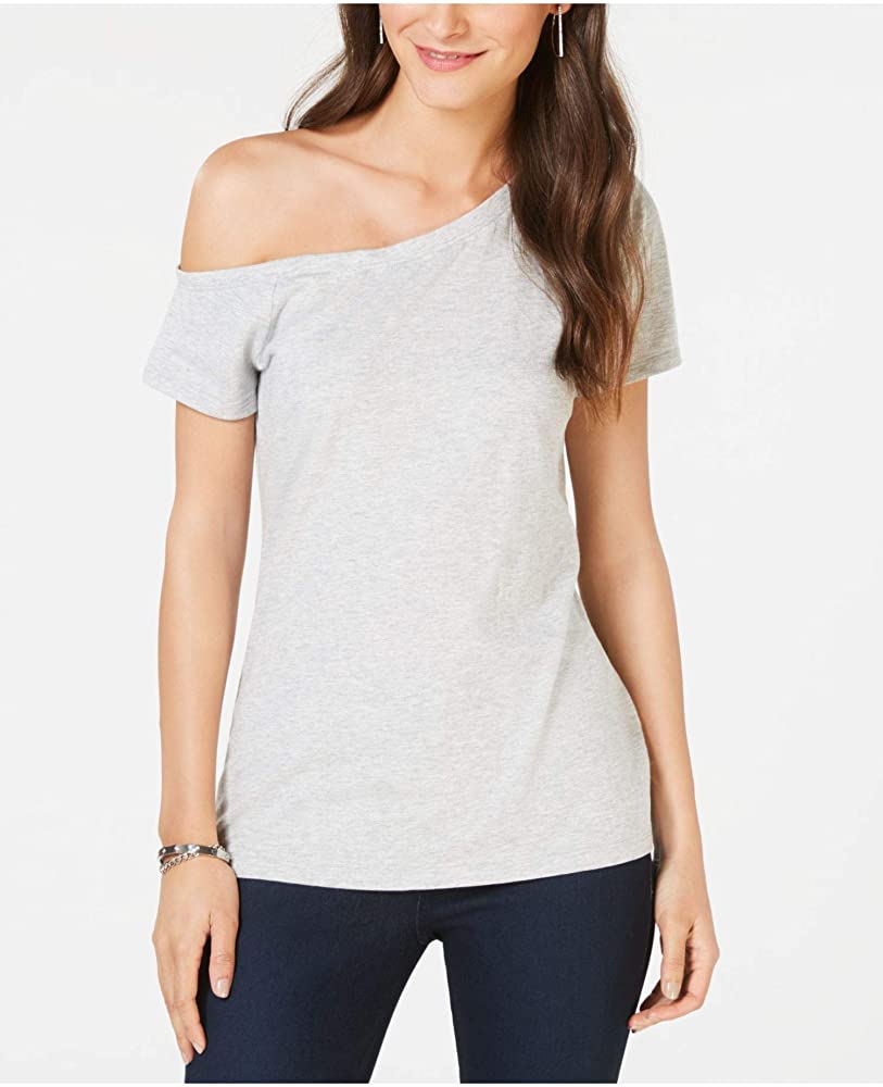 Inc International Concepts Womens One Shoulder T-Shirt