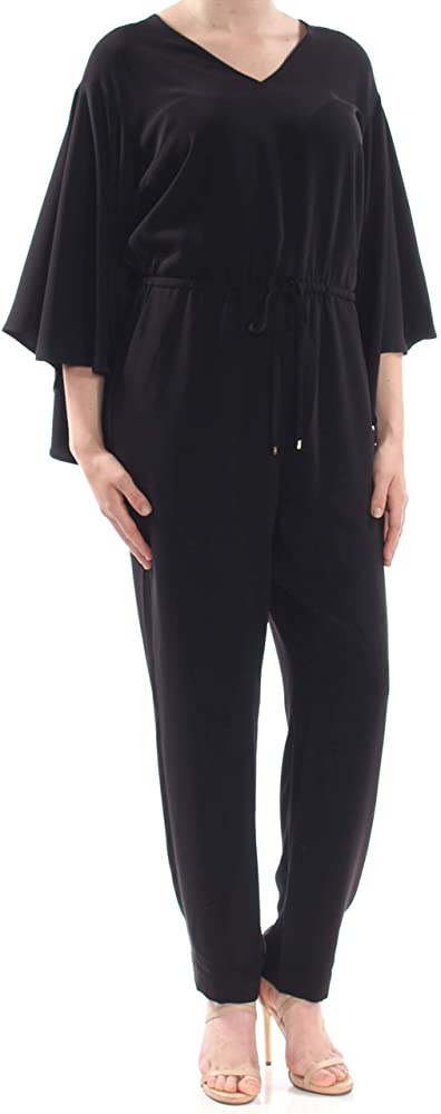 LAUREN RALPH LAUREN Womens Bell Sleeve Jumpsuit