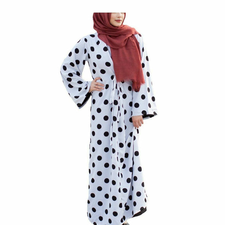 Verona Collection Womens Polka Dot Printed Maxi Dress