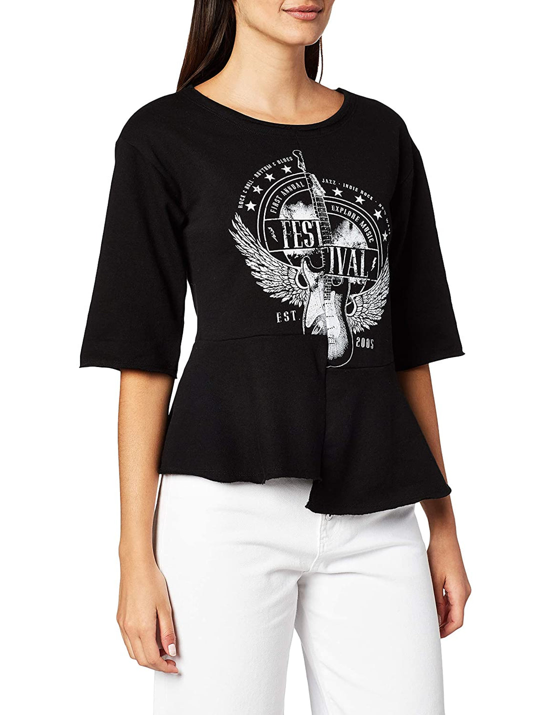 William Rast Womens Harmony Graphic Top