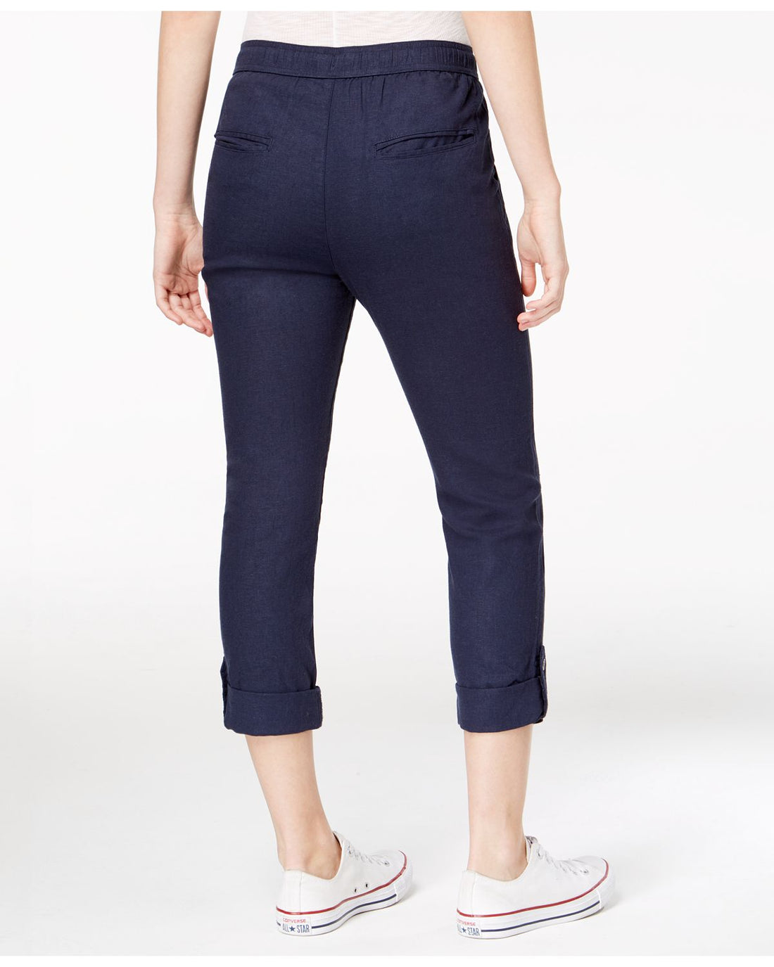 Roxy Juniors Roll-Tab Drawstring Pants