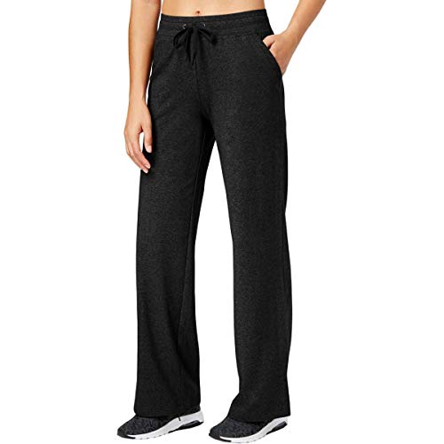 Ideology Womens Wide-Leg Boot-Cut Mid-Rise Sweatpants