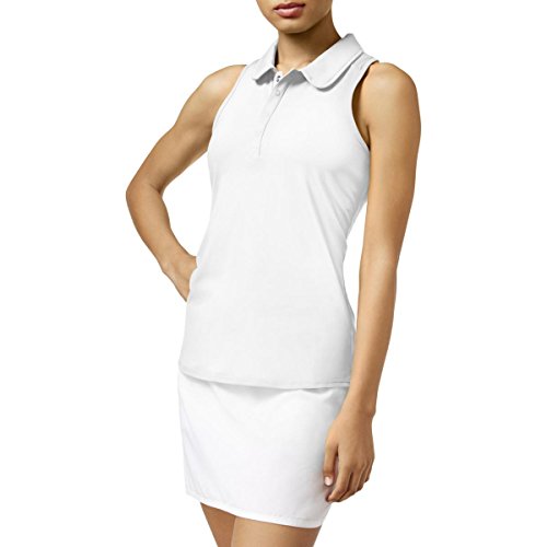 Ideology Womens Sleeveless Polo Top