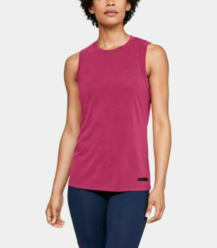 Under Armour Womens Unstoppable Draped Open Back Sleeveless Tank Top