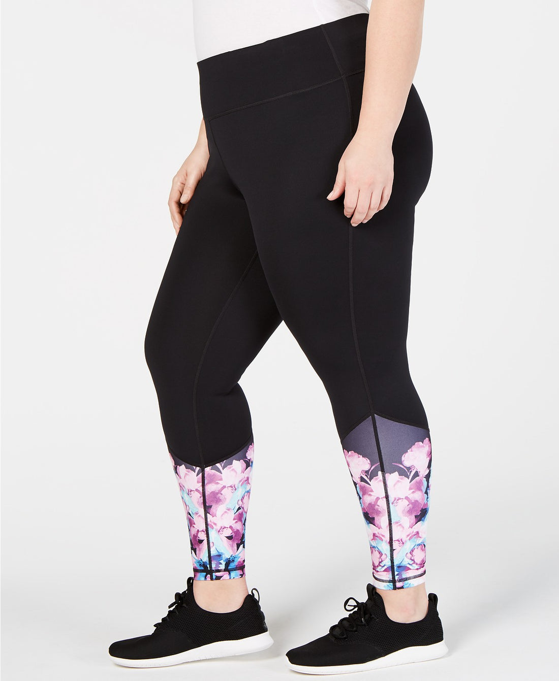 Ideology Womens Floral Ankle Leggings