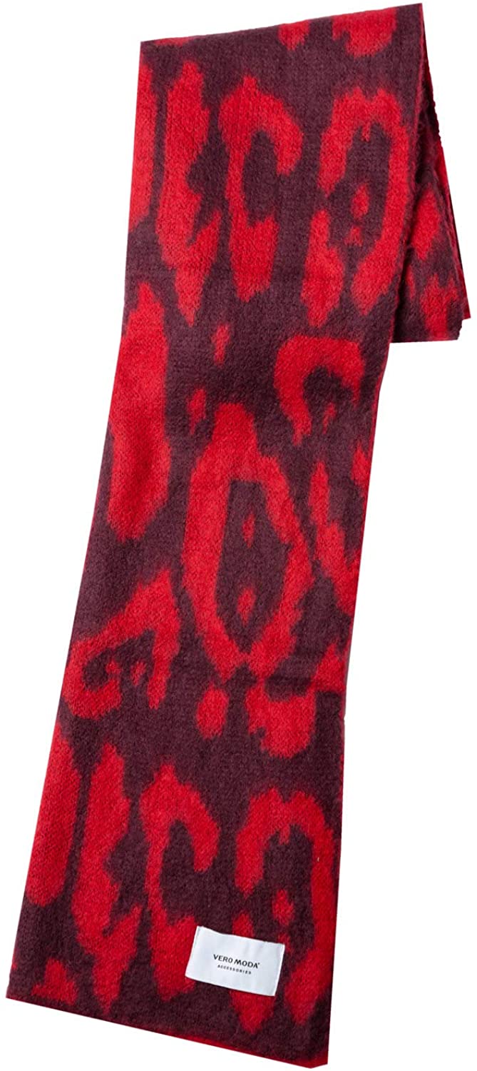 Vero Moda Womens Rica Animal Print Scarf