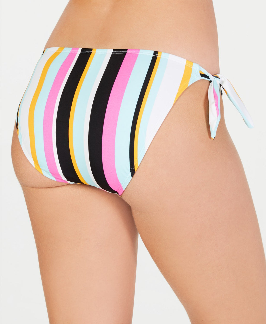 Hula Honey Juniors Soul Stripe Printed Side-tie Hipster Bottoms