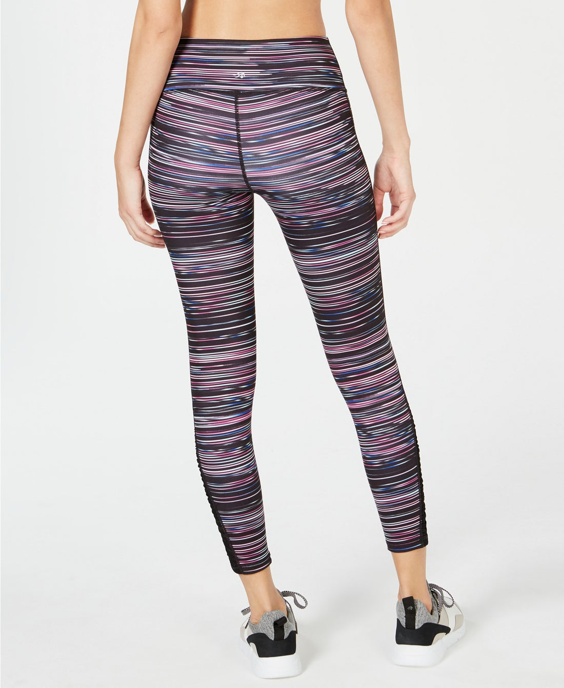 Ideology Womens Space-dyed Mesh-trimmed Leggings