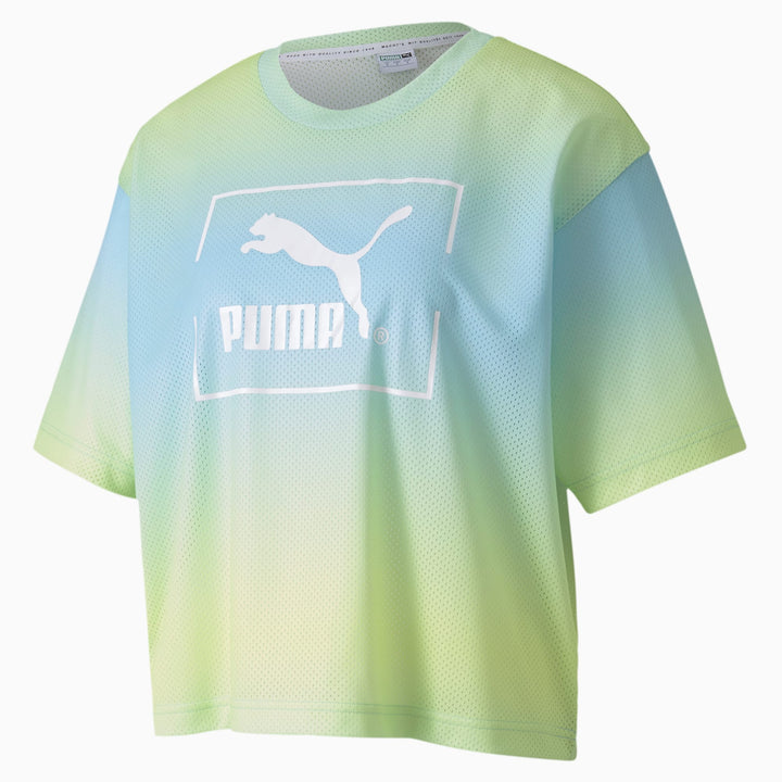 Puma Womens Tie Dye Mesh Tee