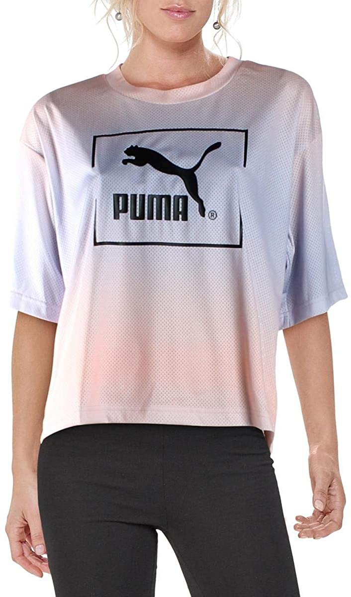 Puma Womens Tie Dye Mesh Tee