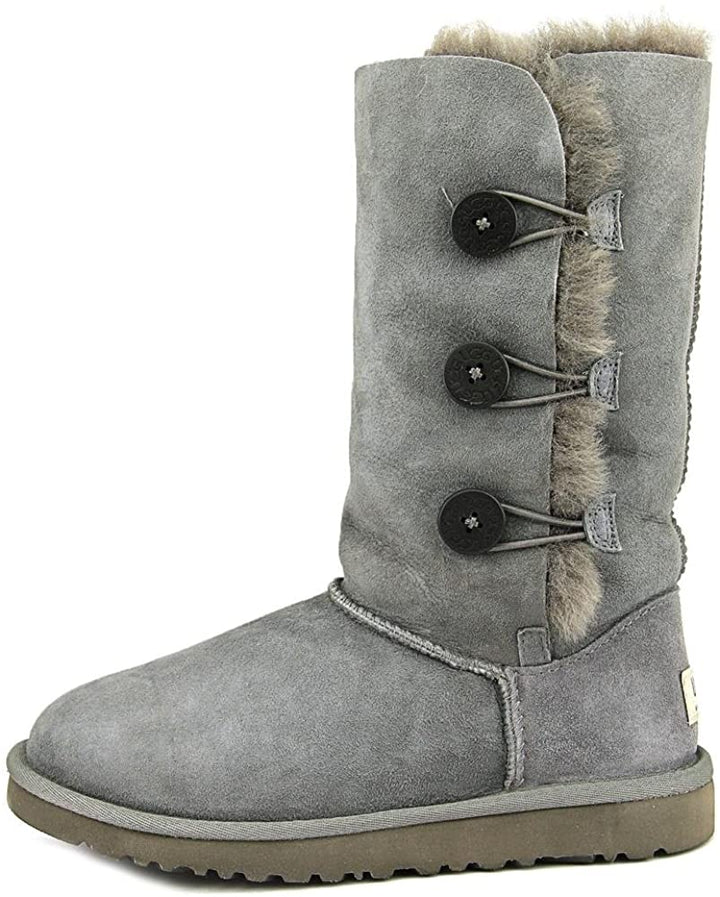 UGG Big Kid Girls Bailey Button Triplet Boots