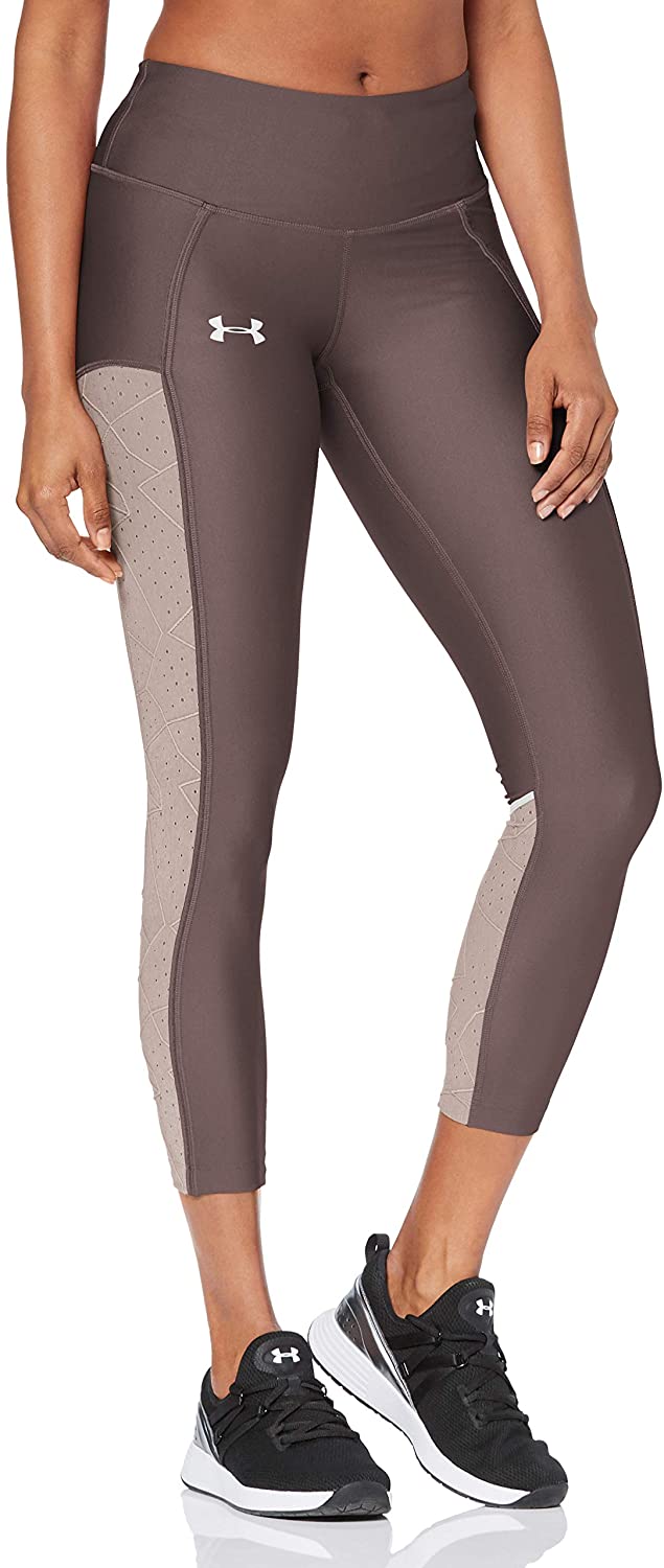 Under Armour Womens Fly Fast Raised Thread Cropped Running Leggings