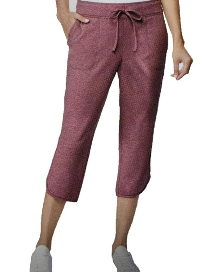 32 DEGREES Womens Soft Fleece Knit Capri Pants